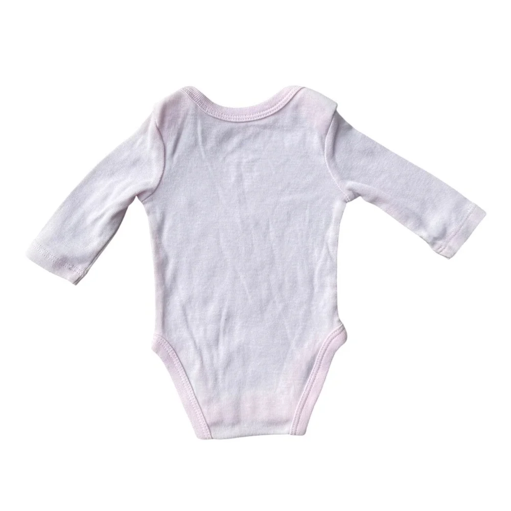 Nike Newborn Baby Girls Pink Long Sleeve Bodysuit and Jogger Pants Set